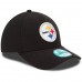 Men's Pittsburgh Steelers New Era Black The League 9FORTY Adjustable Hat 1852345